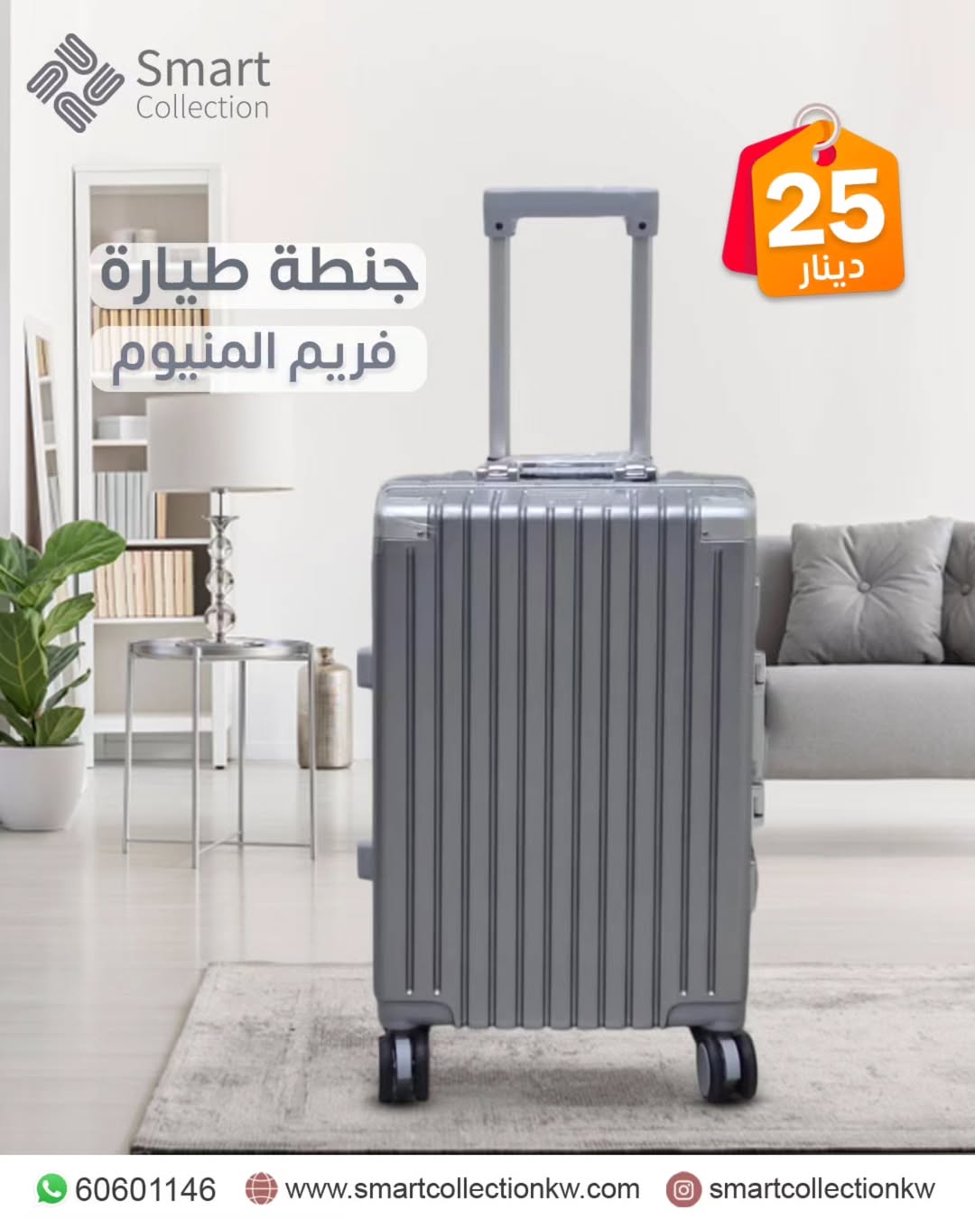 شنطة طيارة فريم المنيوم