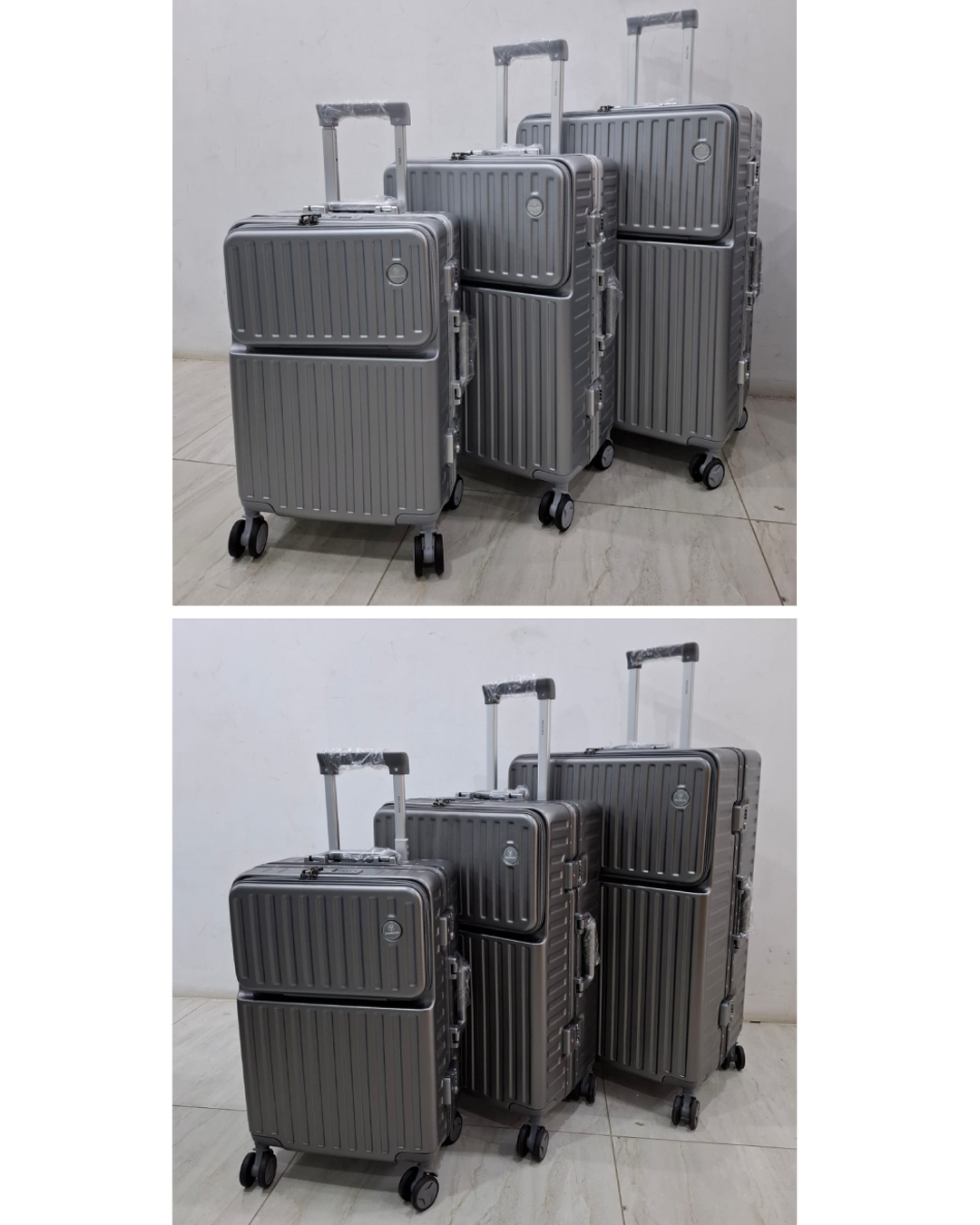 طقم شنط سفر إطار المنيوم