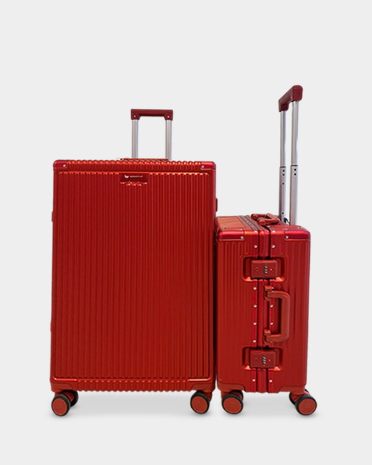 طقم شنط سفر 2 قطع إطار المونيوم