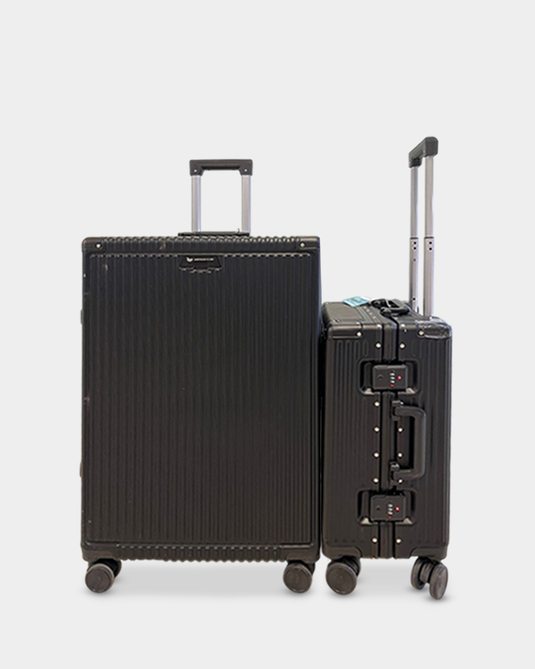 طقم شنط سفر 2 قطع إطار المونيوم