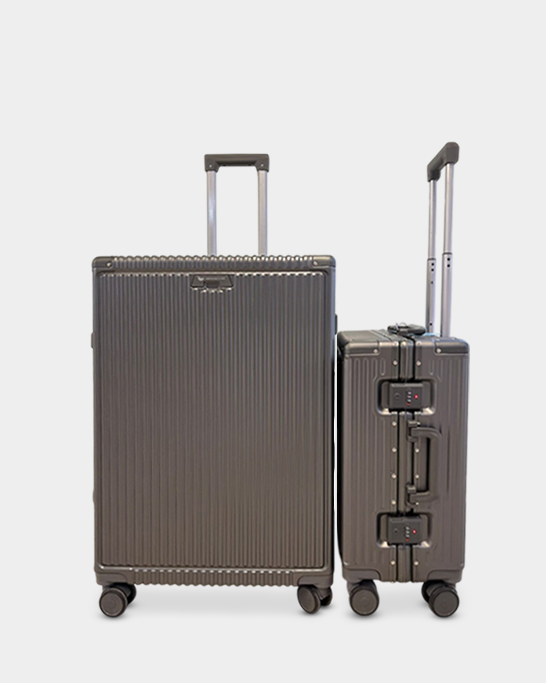 طقم شنط سفر 2 قطع إطار المونيوم