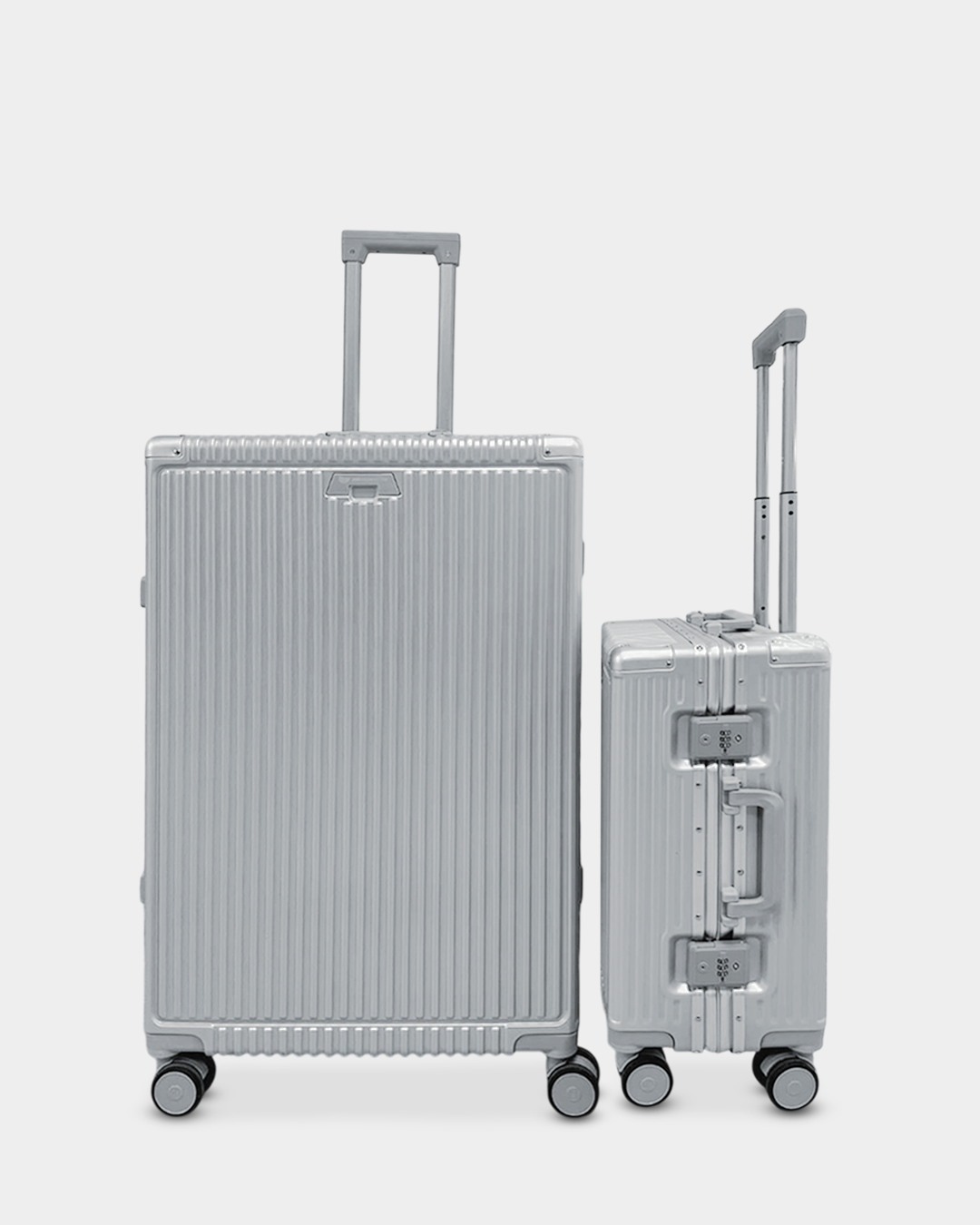 طقم شنط سفر 2 قطع إطار المونيوم