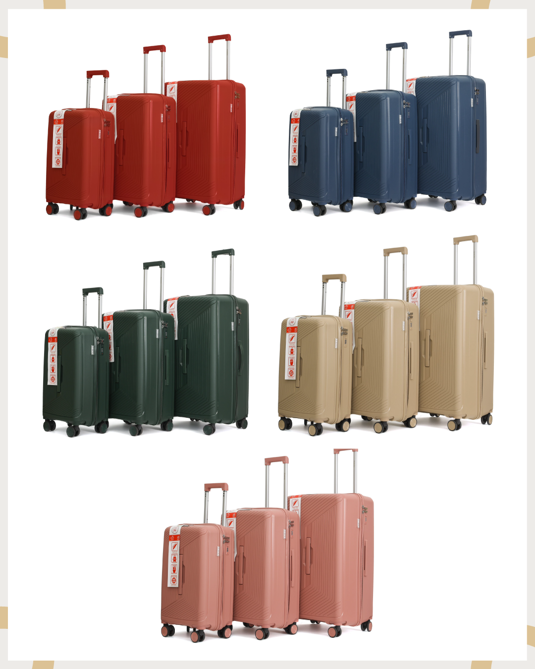 Travel bag set model 34