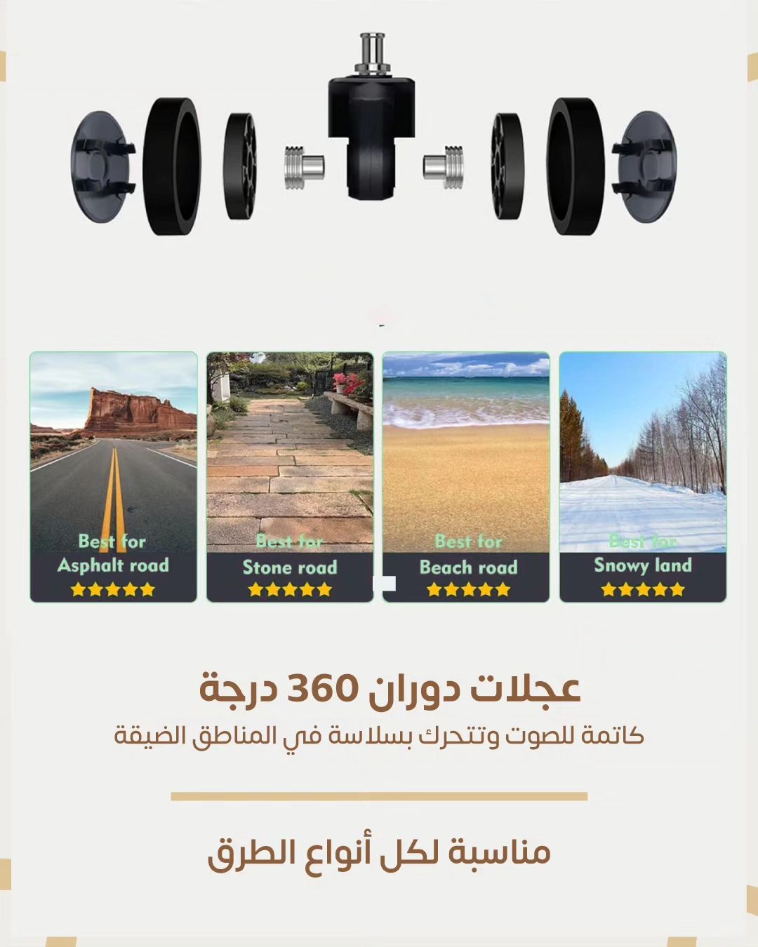طقم شنط سفر 5قطع