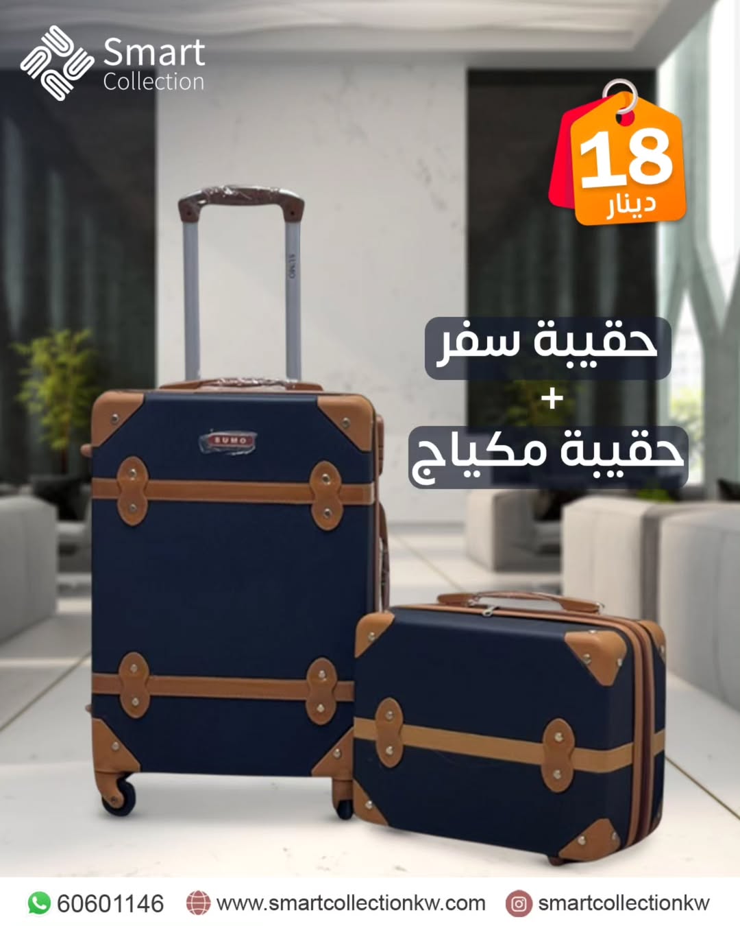 شنطة سفر وشنطة مكياج